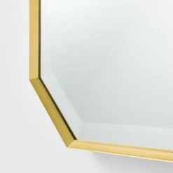 16"x30" Geometric Aluminum Metal Wall Mirror Brass - Threshold™ Designed With Studio McGee: Octagonal, No Assembly, Wall Mount 6 16"x30" Geometric Aluminum Metal Wall Mirror Brass - Threshold™ Designed With Studio McGee: Octagonal, No Assembly, Wall Mount -LumaHome GUEST 0178693f e1fe 472d 9b45 9f0732b23e9f