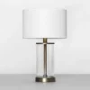 Fillable Accent With USB Table Lamp Brass - Threshold™: Modern Glass Nightstand Lamp, ETL Listed, No Bulb Included 1 Fillable Accent With USB Table Lamp Brass - Threshold™: Modern Glass Nightstand Lamp, ETL Listed, No Bulb Included -LumaHome GUEST 028677c1 8e8e 411c 9170 eb15b6148fd1 1