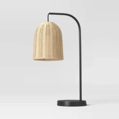 Addison Rattan Table Lamp Brown - Threshold™ -LumaHome GUEST 13c0a3a6 944c 4c4e a336 319f57cdf7ef 1