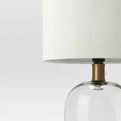 Glass Cylinder Mini Table Lamp With Open Base Clear - Threshold™ -LumaHome GUEST 1f14c873 4b74 4c73 a623 c80d2dde31a2