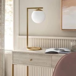 Globe Desk Lamp White - Threshold™ 6 Globe Desk Lamp White - Threshold™ -LumaHome GUEST 20e04d10 d1da 4458 a5aa 275712dbe0a1