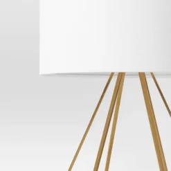 21.5"x11" Large Geo Table Lamp Brass - Threshold™ -LumaHome GUEST 21bb2ae5 9400 47de 9c5d 54aeec51a56a