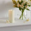 3" X 6" Pillar Candle Cream - Threshold™ -LumaHome GUEST 240b8a09 86ec 4202 b17f b03173083178