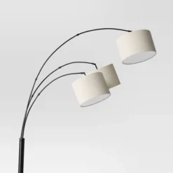 Avenal 3-Head Shaded Arc Floor Lamp Black - Threshold™ -LumaHome GUEST 2435a7fb 582f 4bd1 99bf ccc8dc1a9d3e