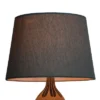 Small Mod Drum Lampshade Gray - Threshold™: Linen Blend, Slip Uno Fitter, No Assembly Required