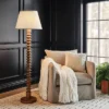 Mid Tone Wood Floor Lamp - Threshold™ -LumaHome GUEST 322a15a3 f50c 4703 8b82 c40502f78963