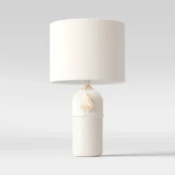 Large Assembled Ceramic Table Lamp White - Threshold™ -LumaHome GUEST 36ca6830 59dc 4af0 b5bc aa234fea89de