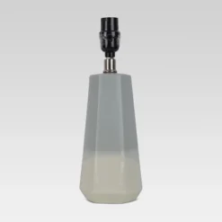 Dipped Ceramic Small Lamp Base Blue/White - Threshold™: Handmade Look, No Assembly Required
