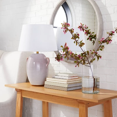 Large Ceramic Jar Table Lamp (Includes LED Light Bulb) Gray - Threshold™ Designed With Studio McGee 3 Large Ceramic Jar Table Lamp (Includes LED Light Bulb) Gray - Threshold™ Designed With Studio McGee