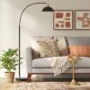 Adjustable Arc Floor Lamp With Swivel Head Black (Includes LED Light Bulb) - Threshold™ 2 Adjustable Arc Floor Lamp With Swivel Head Black (Includes LED Light Bulb) - Threshold™ -LumaHome GUEST 4d252820 993e 40f4 abbe f2ae65ed404d