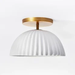 Scalloped Semi-Flush Mount Ceiling Light - Threshold™ Designed With Studio McGee 11 Scalloped Semi-Flush Mount Ceiling Light - Threshold™ Designed With Studio McGee -LumaHome GUEST 4db2ffb8 6162 4f4e 857b 3d8bb79181a2