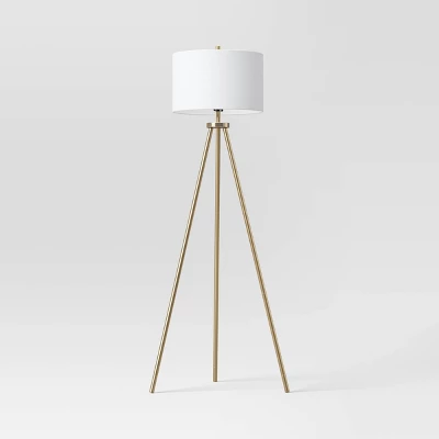 Ellis Tripod Floor Lamp Brass - Threshold™ 6 Ellis Tripod Floor Lamp Brass - Threshold™ - Image 4