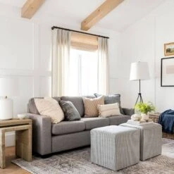 24"x16" Ceramic Assembled Table Lamp White - Threshold™ Designed With Studio McGee: Ribbed Design, Dimmable, UL Listed -LumaHome GUEST 548a16a0 2967 44c4 9a6c 37bf35f00743