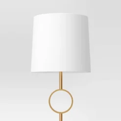 Metal Ring Floor Lamp Brass (Includes LED Light Bulb) - Threshold™ -LumaHome GUEST 562caccf d902 40af 8c30 977005b51350