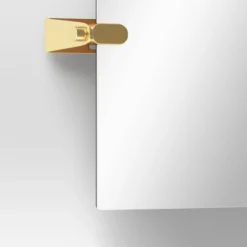 20" X 30" Frameless Rectangular Pivot Mirror Brass - Threshold™ -LumaHome GUEST 58f6ca99 a485 4991 9dd4 84b2eb521be6