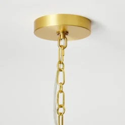 Reeded Glass Pendant Brass - Threshold™ Designed With Studio McGee -LumaHome GUEST 60ed5016 65f8 438e bf2a 6c5f749d8bfe