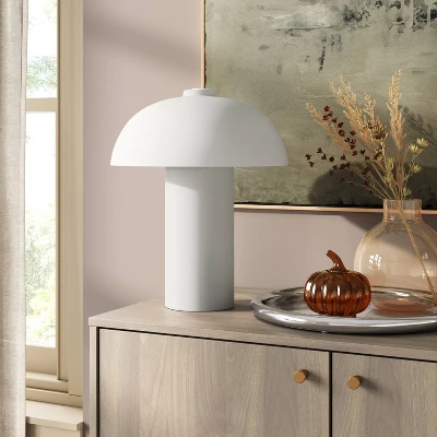 Ceramic On Ceramic Table Lamp White - Threshold™ 4 Ceramic On Ceramic Table Lamp White - Threshold™ - Image 2
