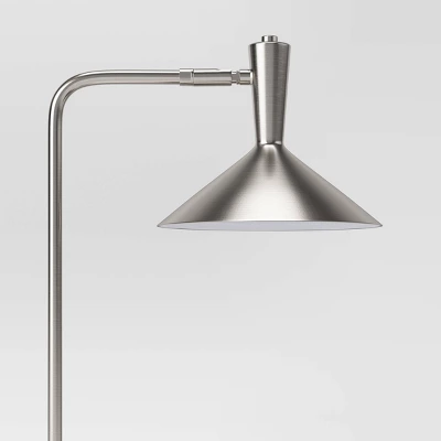 LED Wireless Charging Task Lamp With USB Nickel (Includes LED Light Bulb) - Threshold™ 5 LED Wireless Charging Task Lamp With USB Nickel (Includes LED Light Bulb) - Threshold™ - Image 3