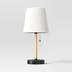 Mini Rattan Wrap Stick Table Lamp Black - Threshold™ 9 Mini Rattan Wrap Stick Table Lamp Black - Threshold™ -LumaHome GUEST 64872074 519f 4dc9 9c41 eaa5ffad99e8