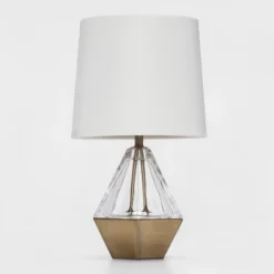 Acrylic Prism Accent Table Lamp Clear - Threshold -LumaHome GUEST 6d48f37a 0865 4594 99e9 232e12c88180