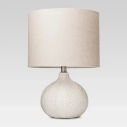 Textured Ceramic Accent Lamp Cream - Threshold 15 Textured Ceramic Accent Lamp Cream - Threshold -LumaHome GUEST 755a0d43 5e83 4582 a96a d96f0a939760