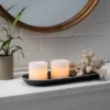 2pk 3" X 3" LED Flameless Black Wick Candles White - Threshold™ -LumaHome GUEST 79e291be 4898 4a11 ba0e ad3db40699c1
