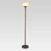 Torchiere Floor Lamp With Glass Shade - Threshold™ -LumaHome GUEST 7a078c99 2b19 4a4e 91a3 51fa0588cc7e