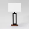 Weston Window Small Lamp Base Black - Threshold™: Modern Rectangle, No Assembly Required, ETL Listed 1 Weston Window Small Lamp Base Black - Threshold™: Modern Rectangle, No Assembly Required, ETL Listed -LumaHome GUEST 85590d77 973e 4029 bc1a 81a28a2a4dac