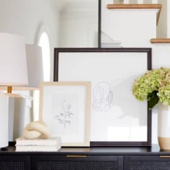 24"x16" Ceramic Assembled Table Lamp White - Threshold™ Designed With Studio McGee: Ribbed Design, Dimmable, UL Listed -LumaHome GUEST 862758d2 f18e 4ba1 98a4 da4873e89a62