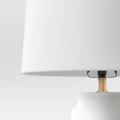 Ceramic And Wood Table Lamp (Includes LED Light Bulb) - Threshold™ -LumaHome GUEST 8e0cba61 eb66 4b35 8272 999a213b526b