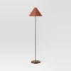Floor Lamp With Leather Shade Brown - Threshold™ -LumaHome GUEST 90b7a2ea 242c 4405 a123 109157124156