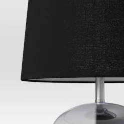 Smoked Glass Table Lamp Black (Includes LED Light Bulb) - Threshold™ 7 Smoked Glass Table Lamp Black (Includes LED Light Bulb) - Threshold™ -LumaHome GUEST 98601f77 85c9 4f8f 8da7 81ac1ada24e3