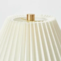 Oval Table Lamp With Pleated Shade (Includes LED Light Bulb) Red - Threshold™ Designed With Studio McGee -LumaHome GUEST 9f3d6739 964f 4c0e 9fa2 364bd19643ae