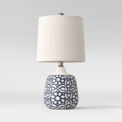 Assembled Ceramic Table Lamp Blue - Threshold™ -LumaHome GUEST a72b8512 d249 4def be06 43a18b186729
