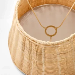 Wicker Lamp Shade Brown - Threshold™ Designed With Studio McGee -LumaHome GUEST af0f07ff 5884 4191 9e3f 86d2051acea5