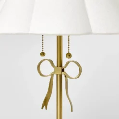 Stick Lamp With Bow Brass - Threshold™ Designed With Studio McGee -LumaHome GUEST b7c11322 5468 4374 891e f2d065817b03