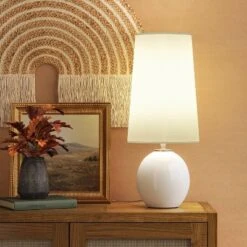 Marble Table Lamp Off-White - Threshold™ -LumaHome GUEST c169ca89 36b1 44ba b487 0a3180b3570b