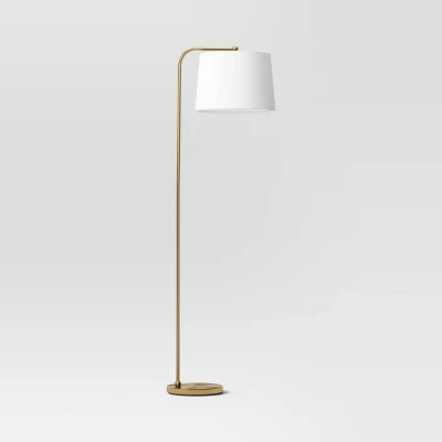 New Traditional Downbridge Floor Lamp Brass - Threshold™ 6 New Traditional Downbridge Floor Lamp Brass - Threshold™ - Image 4