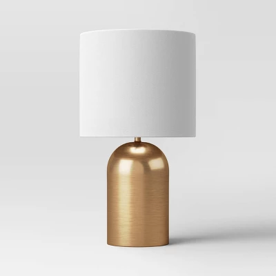 Dome Collection Accent Lamp Gold - Threshold™: ETL Listed, No Assembly, Metal Body 3 Dome Collection Accent Lamp Gold - Threshold™: ETL Listed, No Assembly, Metal Body