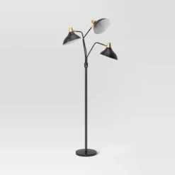 3-Head Floor Lamp Black - Threshold™ -LumaHome GUEST d021391c d6a0 4691 8c04 2edeeeaa33be