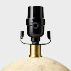 Round Faux Wood Lamp Base Brown - Threshold™ Designed With Studio McGee -LumaHome GUEST d4da6b5e c776 4d67 939e cfbfcda618c3