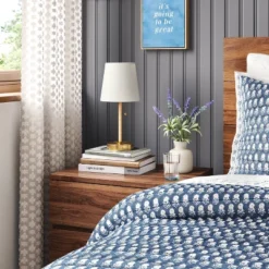 Mini Rattan Wrap Stick Table Lamp Brass - Threshold™ -LumaHome GUEST d6d665ce ca6f 440d a621 b9a45f284b87