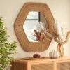 30"x33" Woven Wall Mirror - Threshold™ 1 30"x33" Woven Wall Mirror - Threshold™ -LumaHome GUEST db703a01 0016 44b3 9e39 310810d81f63