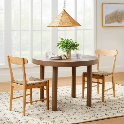 Tapered Rattan Ceiling Light Brown - Threshold™ Designed With Studio McGee 3 Tapered Rattan Ceiling Light Brown - Threshold™ Designed With Studio McGee