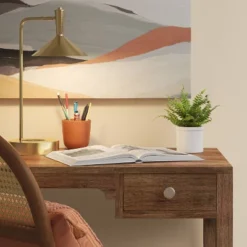 LED Wireless Charging Task Lamp With USB Brass (Includes LED Light Bulb) - Threshold™ -LumaHome GUEST e0b55db1 e420 41b9 97cb 0fd2eb2ccb41