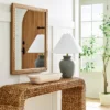 24" X 30" Woven Check Wall Mirror Natural - Threshold™ Designed With Studio McGee -LumaHome GUEST e47b526c 62d2 4c15 8ba0 eb353c9e8344