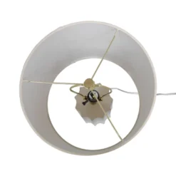 24.75"x13" Ribbed Ceramic Table Lamp Cream - Threshold™: Bedside, Nightstand, No Assembly Required -LumaHome GUEST e95a39af 2643 48c1 bec3 ed7ac2811b44