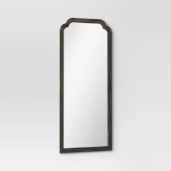 30" X 70" Oversize French Country Collection Leaner Mirror Black - Threshold™: Wood Frame, Full Body Reflection -LumaHome GUEST f15f8889 cf63 4434 9879 582f8395f579