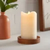 5" X 3" LED Flickering Flame Candle Cream - Threshold™ -LumaHome GUEST f35f0c41 7f2a 4f50 b09d 1f9494f6efcd