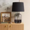 Smoked Glass Table Lamp Black (Includes LED Light Bulb) - Threshold™ 1 Smoked Glass Table Lamp Black (Includes LED Light Bulb) - Threshold™ -LumaHome GUEST f6ea20fb 05c7 4624 a202 ee030a752c6a